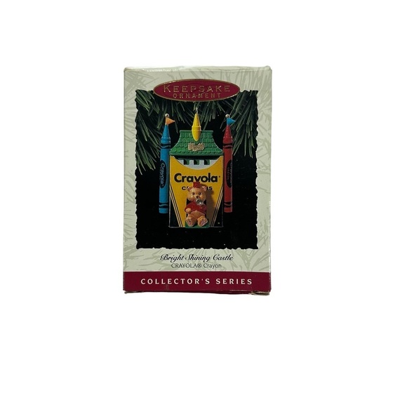 Hallmark Keepsake Bright Shining Castle Christmas Ornament Crayola Crayons 1993 - Picture 1 of 7